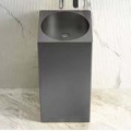 Schnelle 212 Sch Bl8816 Grey Kare Monoblok Çelik Lavabo