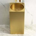 Schnelle 213 Sch G8816 Gold Kare Monoblok Çelik Lavabo