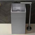 Schnelle 146 Sch Bl8810-Monoblok Kare  Çelik Lavabo