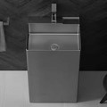 Schnelle 169 Sch Bl8803 Grey Monoblok Dikdörtgen  Çelik Lavabo