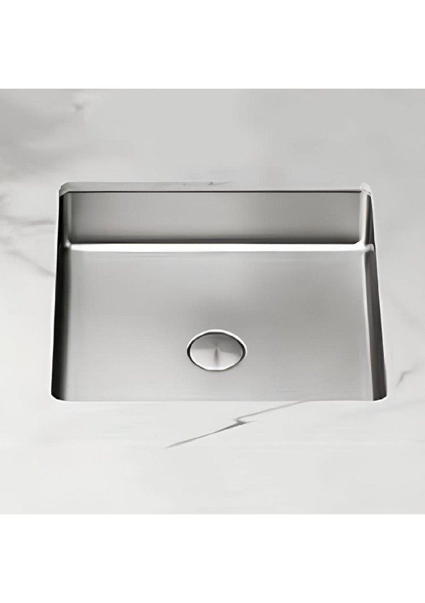 SCHNELLE 19 SCH S204 Chrome Tezgah Altı Oval Çelik Lavabo