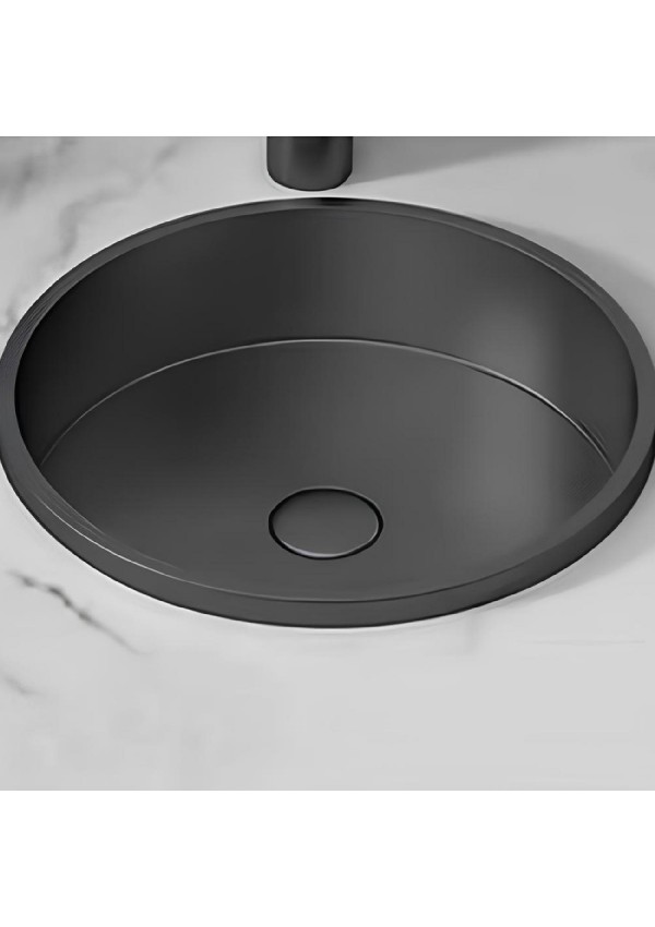 SCHNELLE 32 SCH BK207 Black Tezgah Altı Oval Çelik Lavabo