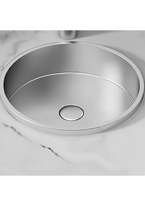 SCHNELLE 37 SCH S207 Chrome Tezgah Altı Oval Çelik Lavabo