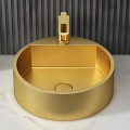 SCHNELLE 58 SCH G5506 Gold Tezgah Üstü Oval Çelik Lavabo