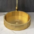 SCHNELLE 76 SCH G5509 Gold Tezgah Üstü Oval Çelik Lavabo