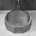 SCHNELLE 81 SCH BL5510 Grey Tezgah Üstü Oval Çelik Lavabo