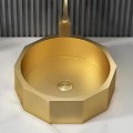 SCHNELLE 82 SCH G5510 Gold Tezgah Üstü Oval Çelik Lavabo