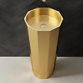 SCHNELLE 164 SCH G8802 Gold Monoblok Hegzagon  Çelik Lavabo