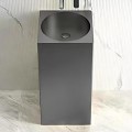 SCHNELLE 212 SCH BL8816 Grey Kare Monoblok Çelik Lavabo