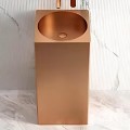 SCHNELLE 214 SCH RG8816 Rose Gold Kare Monoblok Çelik Lavabo