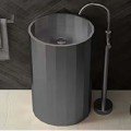 SCHNELLE 219 SCH BL8818 Grey Hegzagon Monoblok Çelik Lavabo