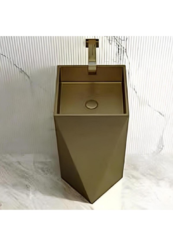 SCHNELLE 229 SCH B8820 Antique Antik Kare Monoblok Çelik Lavabo