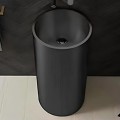 SCHNELLE 256 SCH BK8831 Black Oval Monoblok Çelik Lavabo