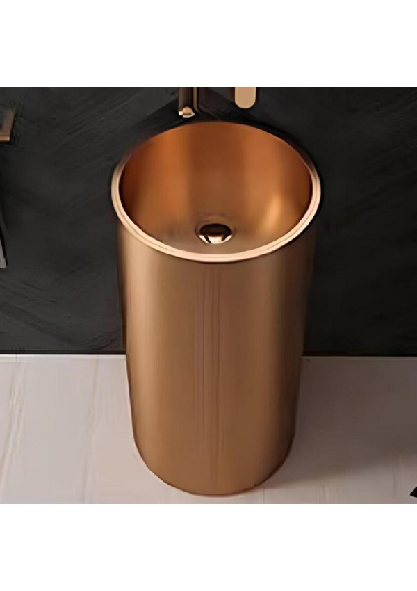 SCHNELLE 259 SCH RG8831 Rose Gold Oval Monoblok Çelik Lavabo