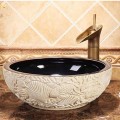 Schnelle JS 13045-Deniz Kabuğu Desenli Tezgah Üstü Lavabo