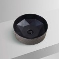 SCHNELLE M1001-MBS Black Brown Oval Tezgah Üstü Mat Lavabo