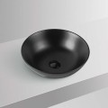 SCHNELLE M1073-MB Black Oval Tezgah Üstü Mat Lavabo