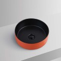 SCHNELLE M1090-MBO Orange Black Oval Tezgah Üstü Mat Lavabo