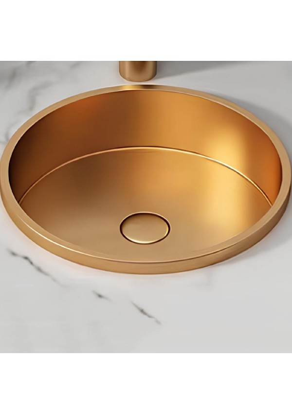 SCHNELLE 35 SCH RG207 Rose Gold Tezgah Altı Oval Çelik Lavabo