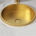 SCHNELLE 34 SCH G207-- Gold Tezgah Altı Oval Çelik Lavabo