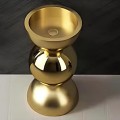 SCHNELLE 234 SCH G8827 Gold Oval Monoblok Çelik Lavabo