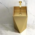 SCHNELLE 227 SCH G8820 Gold  Kare Monoblok Çelik Lavabo