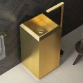 SCHNELLE 252 SCH G5530 Gold Kare Monoblok Çelik Lavabo