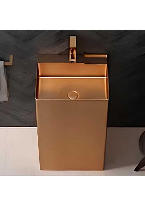 SCHNELLE 171 SCH RG8803 Rose Gold Monoblok Dikdörtgen  Çelik Lavabo