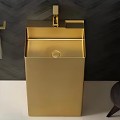 SCHNELLE 170 SCH G8803 Gold Monoblok Dikdörtgen  Çelik Lavabo