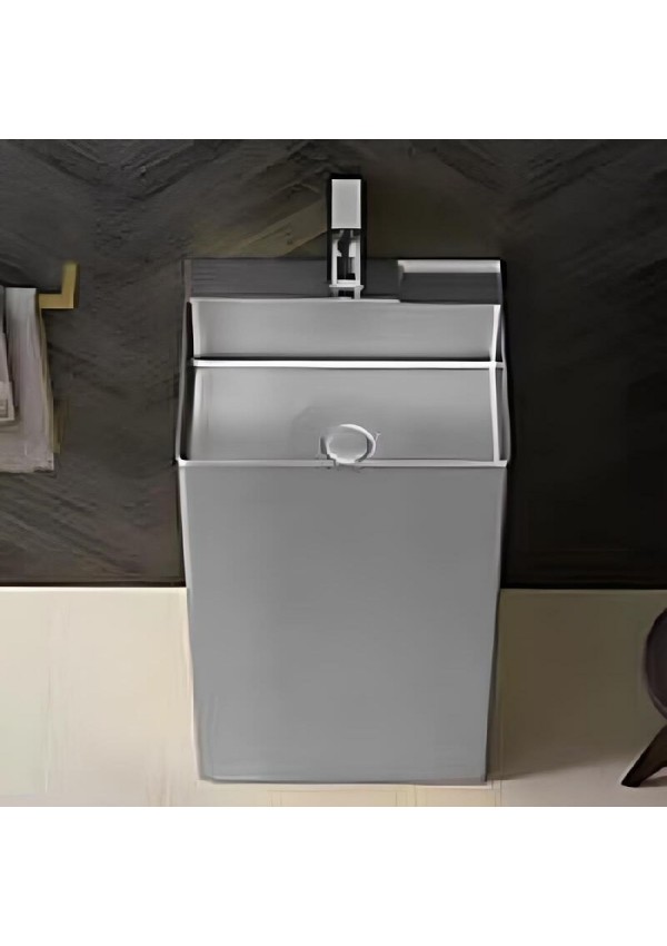 SCHNELLE 173 SCH S8803 Chrome Monoblok Dikdörtgen  Çelik Lavabo