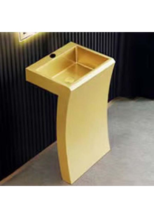 SCHNELLE 182 SCH G8805 Gold Monoblok Dikdörtgen  Çelik Lavabo