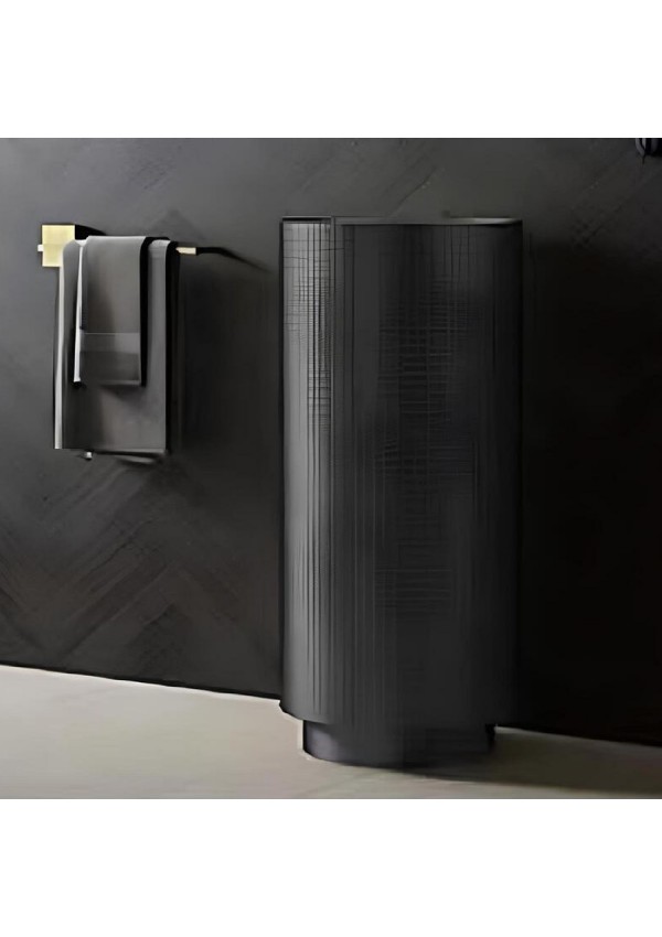 SCHNELLE 113 SCH BK8822 Black Monoblok Oval Çelik Lavabo